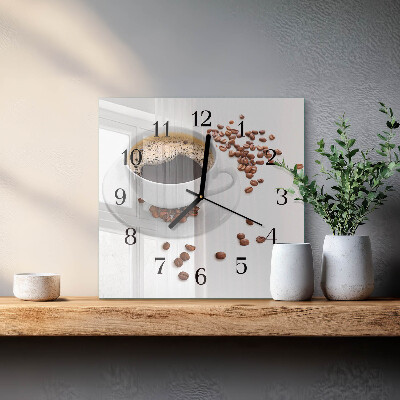 Reloj de vidrio Café