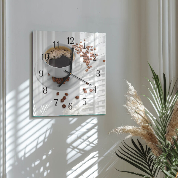 Reloj de vidrio Café