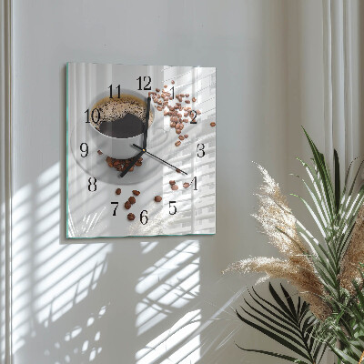 Reloj de vidrio Café
