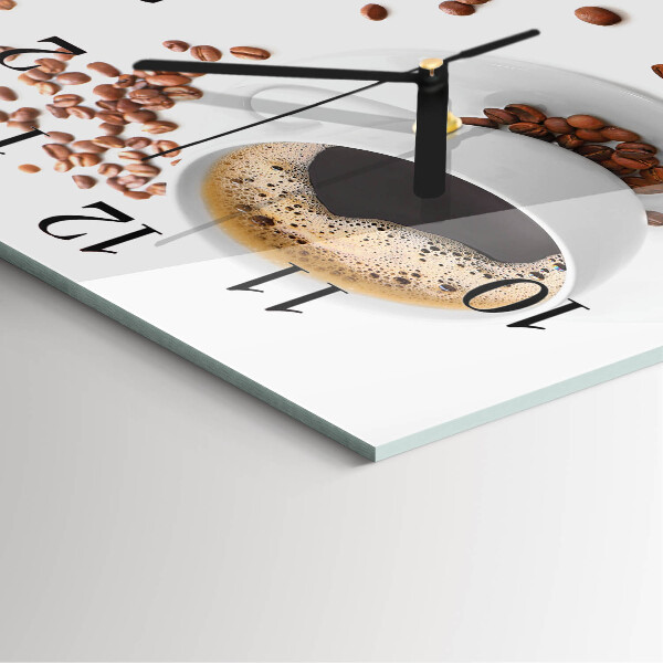 Reloj de vidrio Café