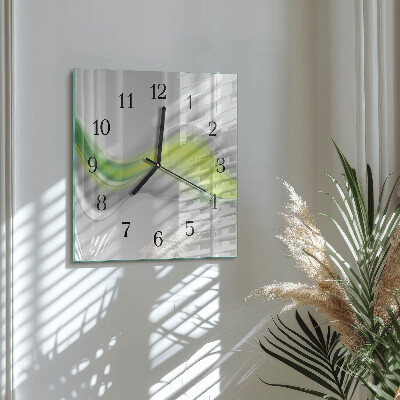 Reloj de vidrio Ondas de color