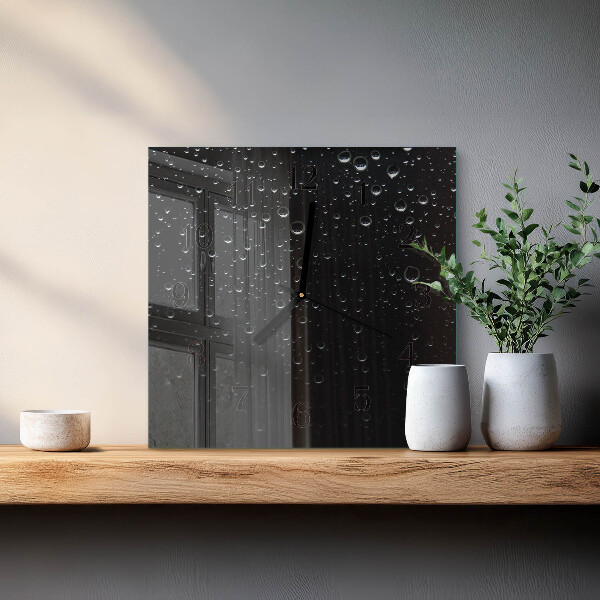 Reloj de vidrio Gotas