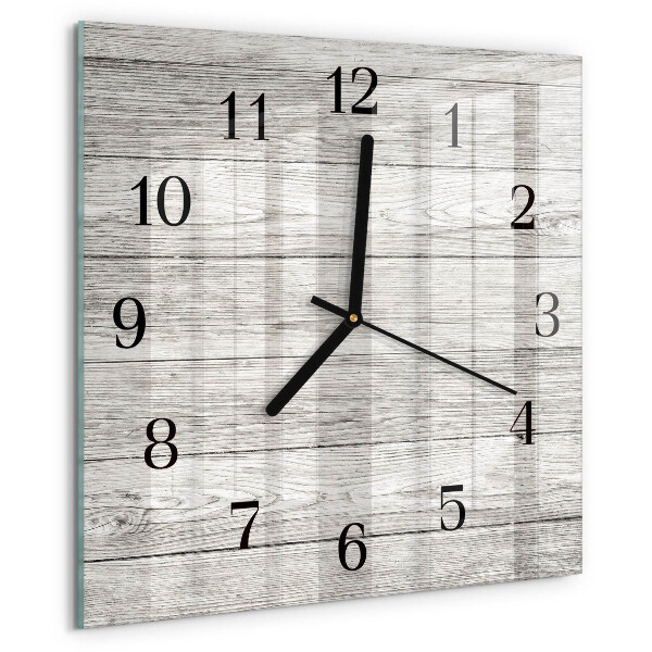 Reloj de vidrio Tableros grises