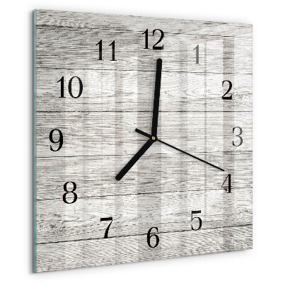 Reloj de vidrio Tableros grises