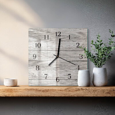Reloj de vidrio Tableros grises