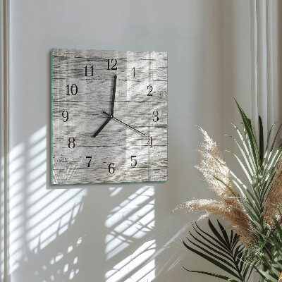 Reloj de vidrio Tableros grises