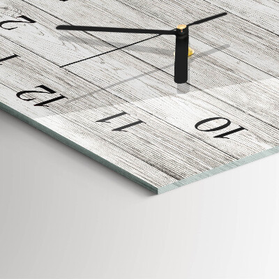 Reloj de vidrio Tableros grises