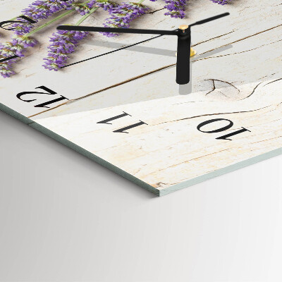 Reloj de vidrio Lavanda