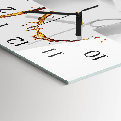 Reloj de vidrio Tazas de café