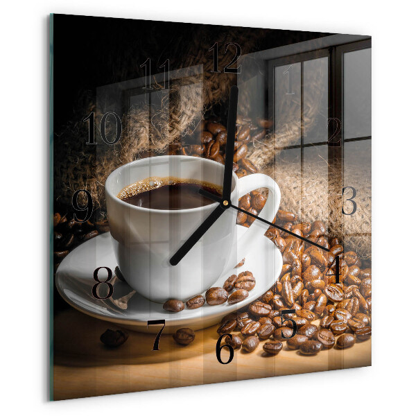 Reloj de vidrio Café
