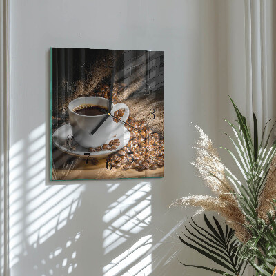 Reloj de vidrio Café