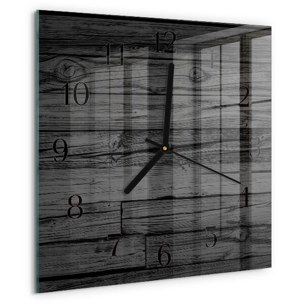 Reloj de vidrio Madera