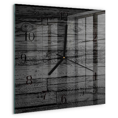 Reloj de vidrio Madera