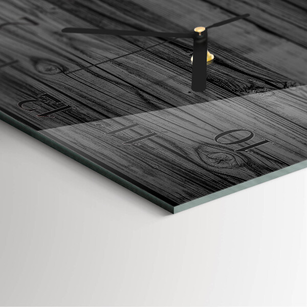 Reloj de vidrio Madera