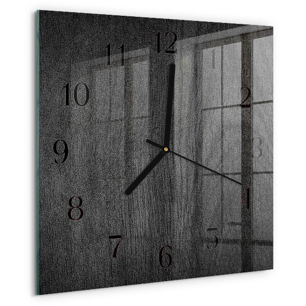 Reloj de vidrio Madera