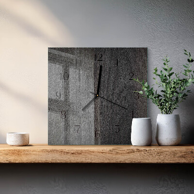 Reloj de vidrio Madera