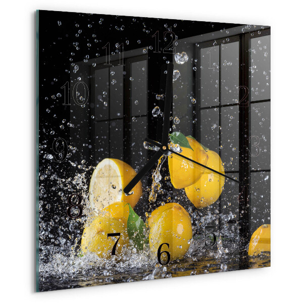 Reloj de vidrio Limones