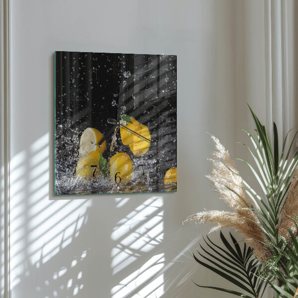 Reloj de vidrio Limones