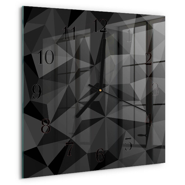 Reloj de vidrio Patrón 3D