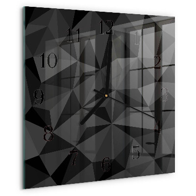 Reloj de vidrio Patrón 3D
