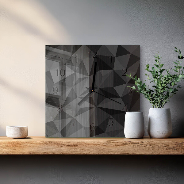Reloj de vidrio Patrón 3D