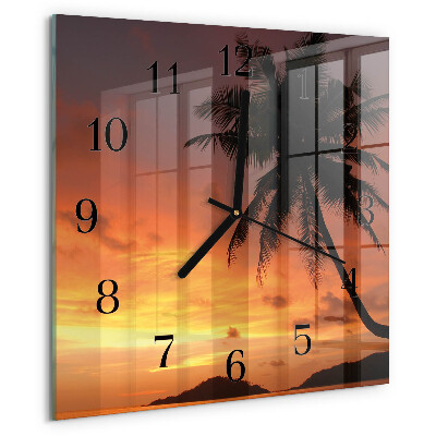 Reloj de vidrio Palmera
