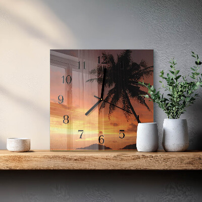 Reloj de vidrio Palmera