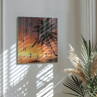 Reloj de vidrio Palmera