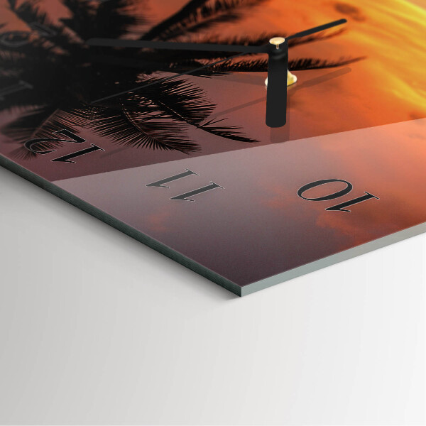 Reloj de vidrio Palmera
