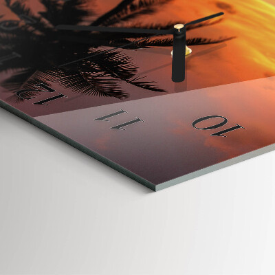 Reloj de vidrio Palmera
