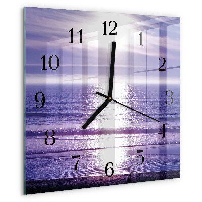 Reloj de vidrio Mar