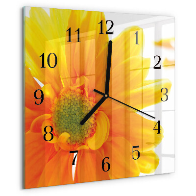 Reloj de vidrio Flor