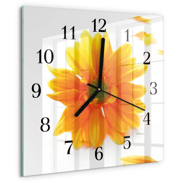 Reloj de vidrio Flor