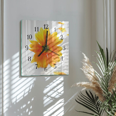 Reloj de vidrio Flor