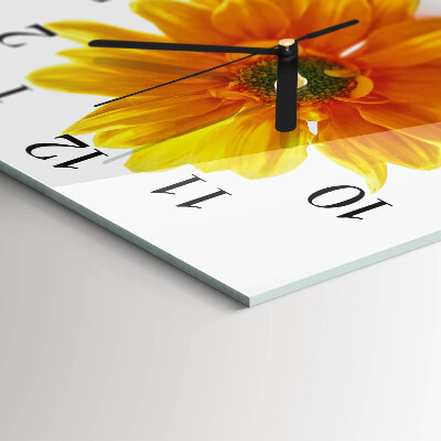 Reloj de vidrio Flor