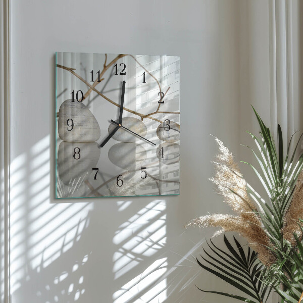 Reloj de vidrio Piedras
