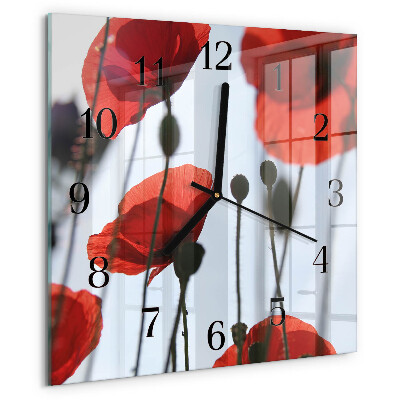 Reloj de vidrio Amapola