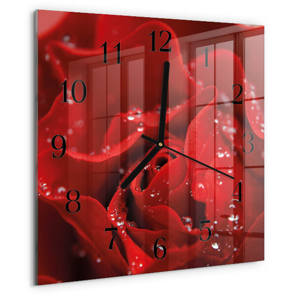 Reloj de vidrio Rosa