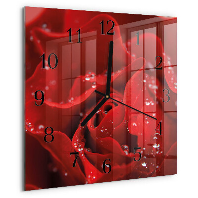 Reloj de vidrio Rosa