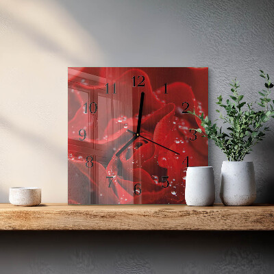 Reloj de vidrio Rosa