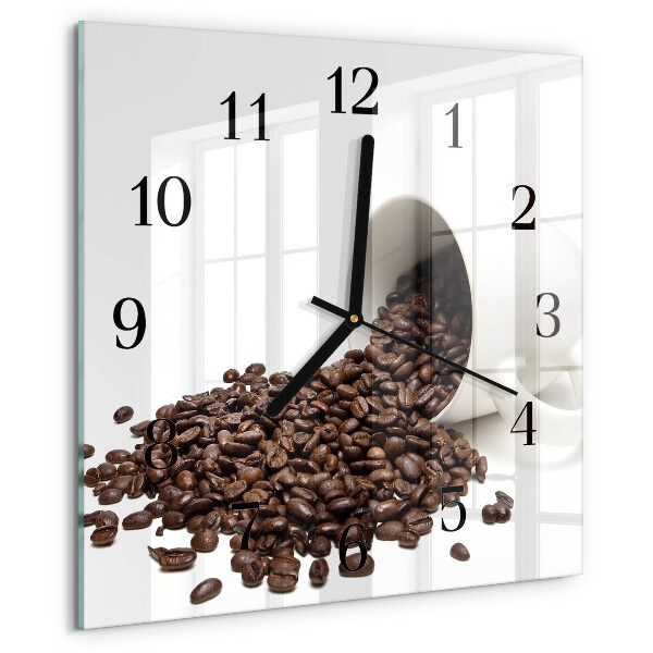 Reloj de vidrio Taza de café