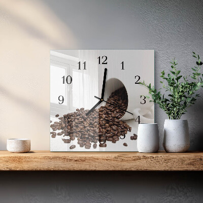 Reloj de vidrio Taza de café