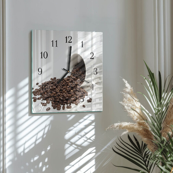 Reloj de vidrio Taza de café