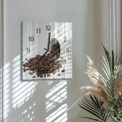 Reloj de vidrio Taza de café