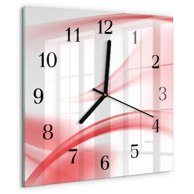 Reloj de vidrio Arte abstracto