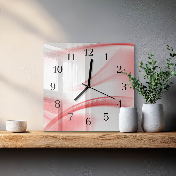 Reloj de vidrio Arte abstracto