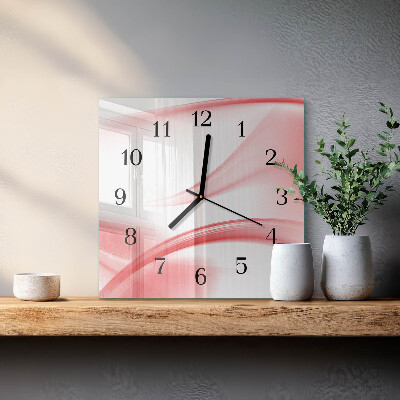Reloj de vidrio Arte abstracto
