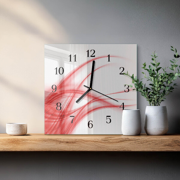 Reloj de vidrio Arte abstracto