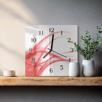 Reloj de vidrio Arte abstracto