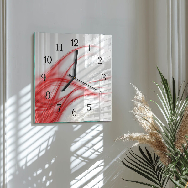 Reloj de vidrio Arte abstracto